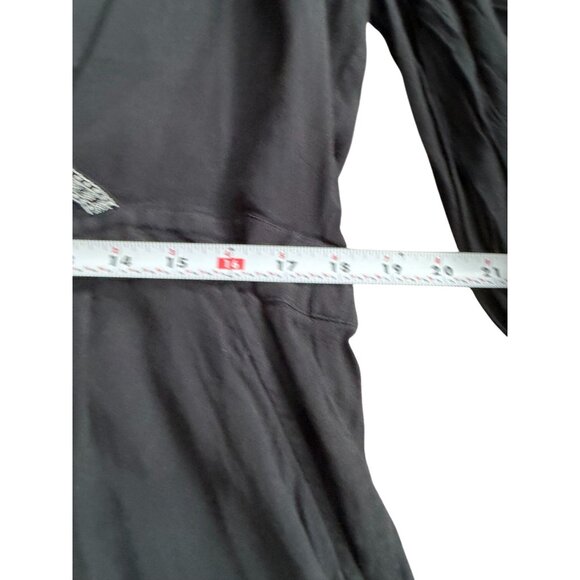 ANN TAYLOR LOFT Black White Embroidered Romper Size XL - Picture 8 of 10